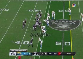 Cris Collinsworth absolutely in awe of Carr’s clutch third-down strike to Zay Jones in OT