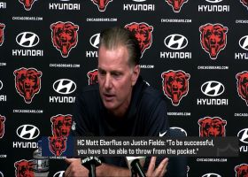 Matt Eberflus on Justin Fields' comments: 'We want him to play free'