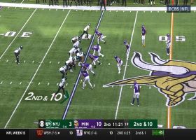 Patrick Jones II contains Mike White for first sack by Vikings' defense