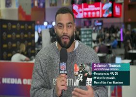 Solomon Thomas joins 'Super Bowl Live' to discuss being named the Jets' Walter Payton Man of the Year nominee