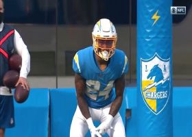 Nasir Adderley activates turbo for 53-yard kick return to start game