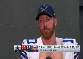 Cooper Rush discusses Cowboys' win over Vikings