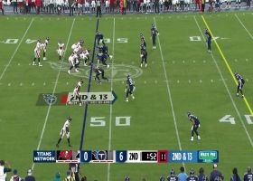 Da'Shawn Hand engulfs Kyle Trask for 5-yard loss on sack