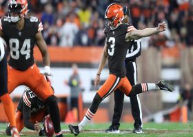 Cade York makes 55-yard FG look effortless to end first hal