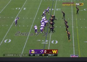 Jonathan Allen reads Vikes' TE screen to Hockenson like a book for TFL