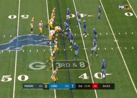 Will Harris charges through for HUGE sack on Rodgers