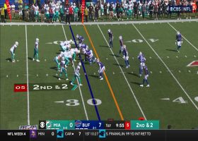 Tagovailoa his open Smythe for 22-yard gain on MIA's first drive