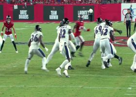 Gholston, Gaines swarm to Anthony Brown for sack