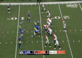 Jake Browning shows off mobility with 12-yard scramble to escape muddy pocket