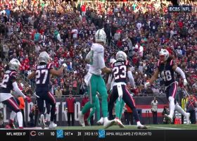 Bridgewater's push-pass TD to Mostert gives Dolphins lead over Pats in third quarter