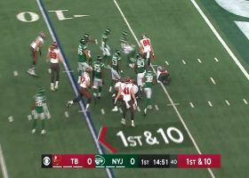 Quinton Jefferson causes havoc in Bucs' backfield on opening play