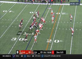 Clowney tips Burrow's pass to Jones' arms for fourth-quarter INT