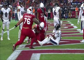 Trey McBride rides wave of teammates pushing him in for 17-yard TD