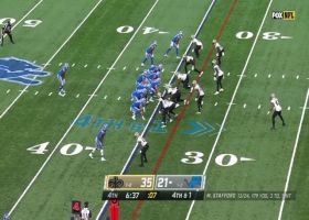 Stafford hits Kerryon Johnson on the move to convert fourth-down play