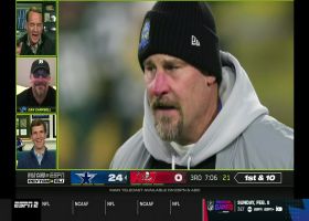 Dan Campbell recalls the cold weather in Lambeau