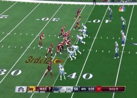 Terry McLaurin skyscrapes Kyle Allen's ad-libbed throw for 19 yards