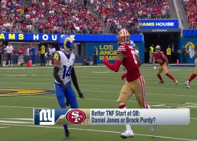 Starts and sits for Giants-49ers on 'TNF' | 'NFL Fantasy Live'