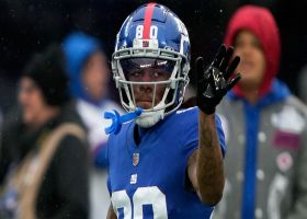Richie James catches 19-yard TD despite hit-stick from Epps