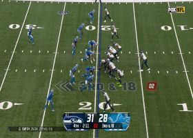 Alex Anzalone ends Geno Smith's unreal scramble for 17-yard sack