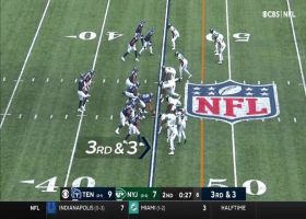 Bryce Huff is FIRED UP after downing Tannehill for third-down sack