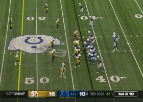 Jonathan Taylor carries Steelers defenders on a physical 13-yard tote