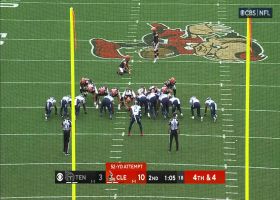 Hopkins nails 52-yard FG to put Browns up 13-3