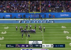 Nick Folk makes his 70th consecutive sub-40-yard FG