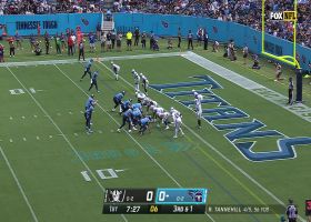 Geoff Swaim couldn't be more open for TD after play-action fake