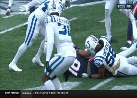 Okereke's picture perfect punch on Meyers nets a Colts' turnover