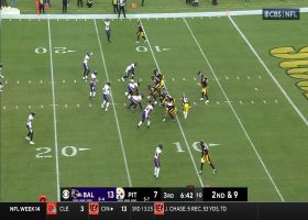 Trubisky rips it to Sims for 11-yard connection despite Ravens pressure