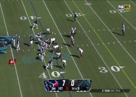Young shows off pocket presence on 20-yard strike to D.J. Chark