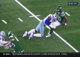 DeMarcus Lawrence has rude awakening for Breece Hall on first Jets play