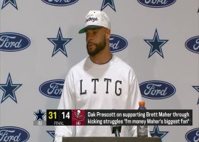 Prescott on Brett Maher: I have 'no doubt that he'll come back next week and be perfect'