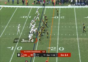 Burrow locates Higgins on crossing route for 24-yard catch and run