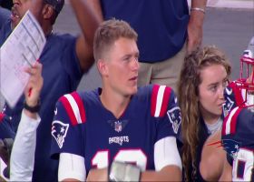 Mac Jones, Brian Hoyer congratulate Bailey Zappe after rookie leads another TD drive