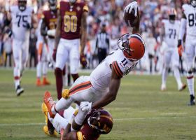Peoples-Jones extends past goal line for TD to give Browns 16-7 lead over Commanders