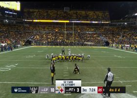 Boswell's FG try goes wide left again, this time from 52 yards out