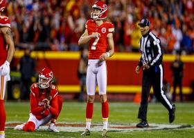 Harrison Butker gets favorable bounce from upright on 56-yard FG try