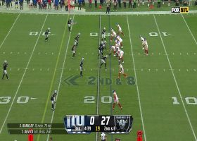 DeVito locates a wide-open Slayton for 34-yard connection