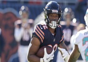 Montgomery's undershirt gets ripped to shreds on Bradley Chubb's tackle
