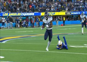 Okonkwo explodes downfield for 28-yard catch and run