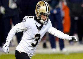 Will Lutz's 23-yard FG gets Saints on the board on final play of first half
