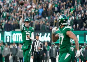 Zach Wilson's roll out TD pass to Uzomah gives Jets first lead of the day