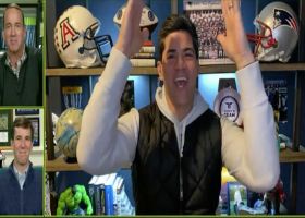 Best of Tedy Bruschi on 'MNF' with Peyton & Eli | Super Wild Card Weekend