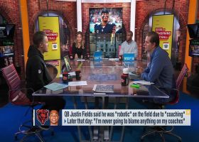 'GMFB' reacts to QB Justin Fields saying he was 'robotic' on the field due to 'coaching'