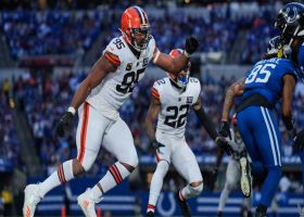 Can't-Miss Play: Strip-six TD! Myles Garrett sparks score in Colts' end zone