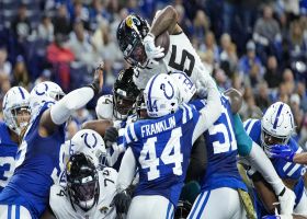 James Robinson follows DT Malcolm Brown's big-time block to score TD