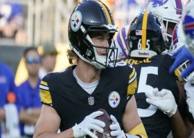 Kenny Pickett slings 25-yard TD pass to Pat Freiermuth