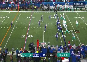 Salvon Ahmed's 20-yard catch and run moves chains on second-and-18