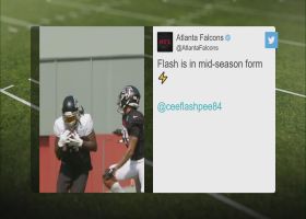 Cordarrelle Patterson tips deep catch to himself at Falcons camp